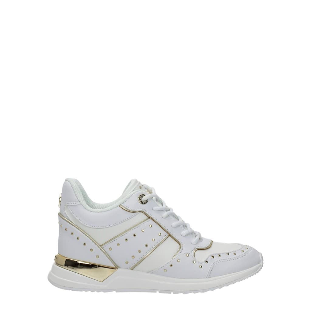 GUESS — Colore Primario: Bianco
Tipo Di Chiusura: Chiusura Con Lacci
Materiali: Polyurethane
Suola Della Scarpa: Gomma
Punta Della Scarpa: Punta Tonda
Tipologia Tacco: Tacchi Medi
Altezza Zeppa Interna: 2.5 Cm
Colore Secondario: Oro
Mpn: Fl5rejele12white