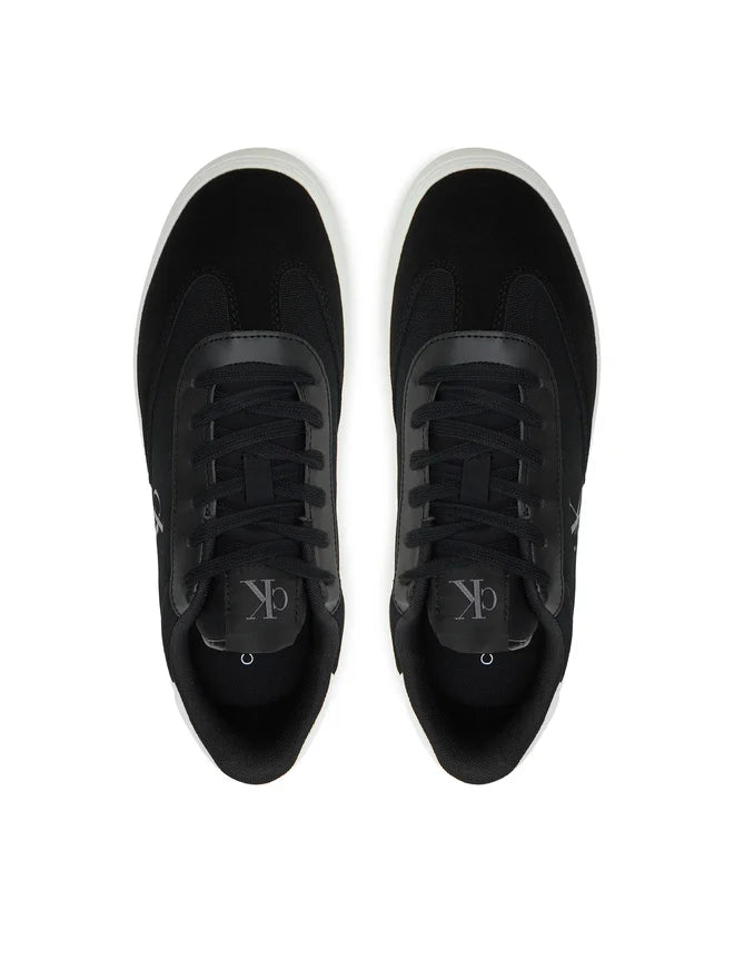Calvin Klein Jeans Classic Cupsole Low Mix nere – vista dall’alto (paio)