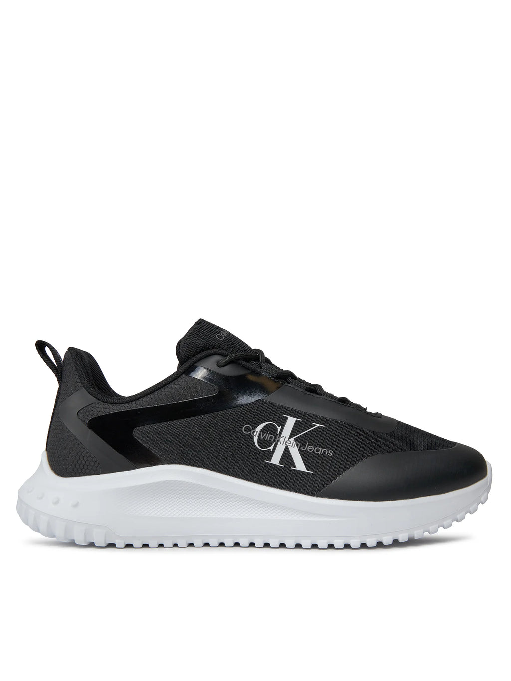 Sneakers Calvin Klein Jeans Eva Runner Low Lace nere – profilo laterale alternativo