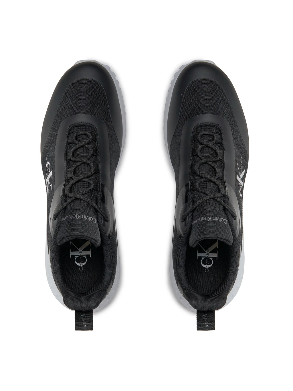 Sneakers Calvin Klein Jeans Eva Runner Low Lace nere – vista dall’alto (paio)