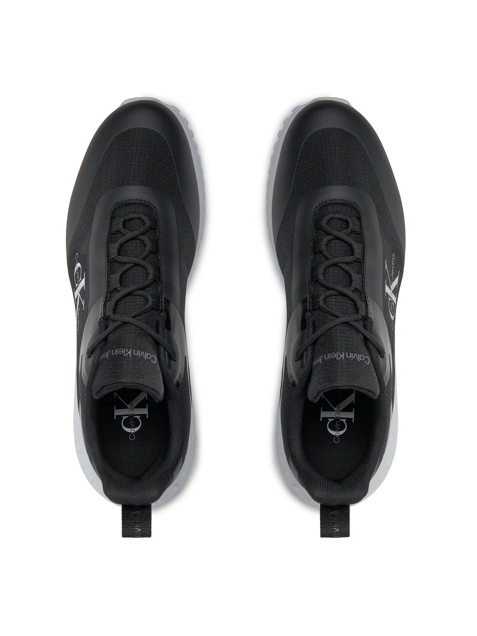 Sneakers Calvin Klein Jeans Eva Runner Low Lace nere – vista dall’alto (paio)